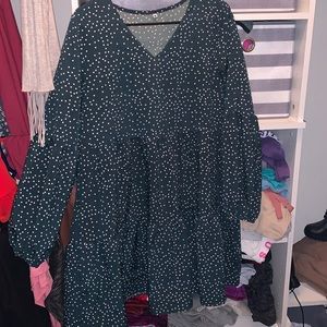 Green Polka Dot dress- from Amazon. Great condition!